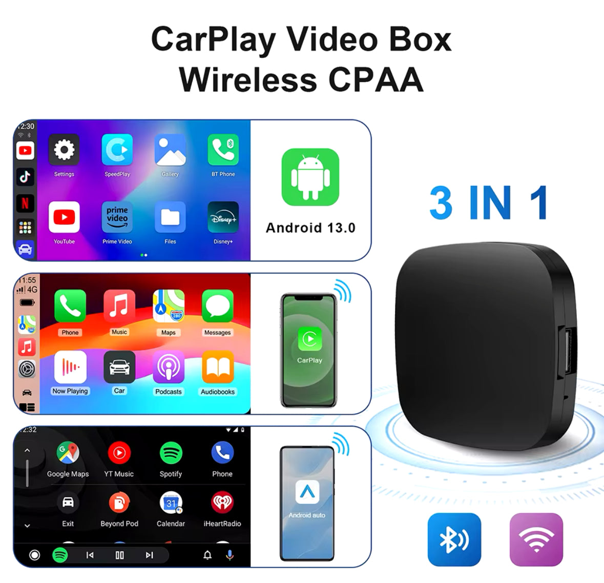 Ai box ابل كار بلاي ، اندرويد